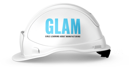 GLAM: Girls Learning About Manufacturing logo